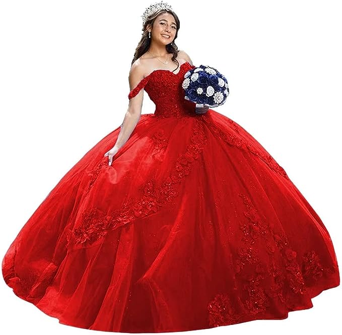 Passionate Elegance: Red Quinceanera Dresses that Inspire Romance插图