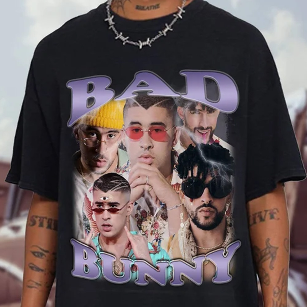 Bad Bunny T-shirt: The feeling of being in close contact with your idol插图
