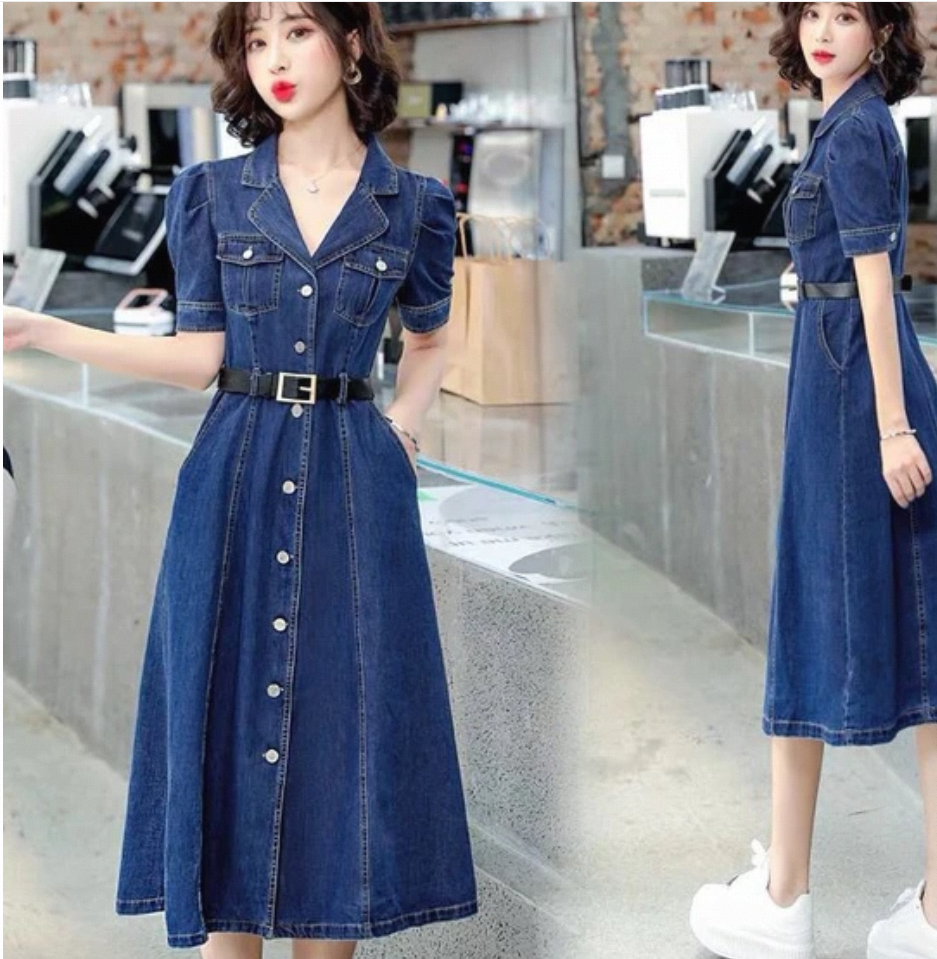 Vintage Vibes: Pin-Up Inspired Hairstyles for Denim Dresses插图