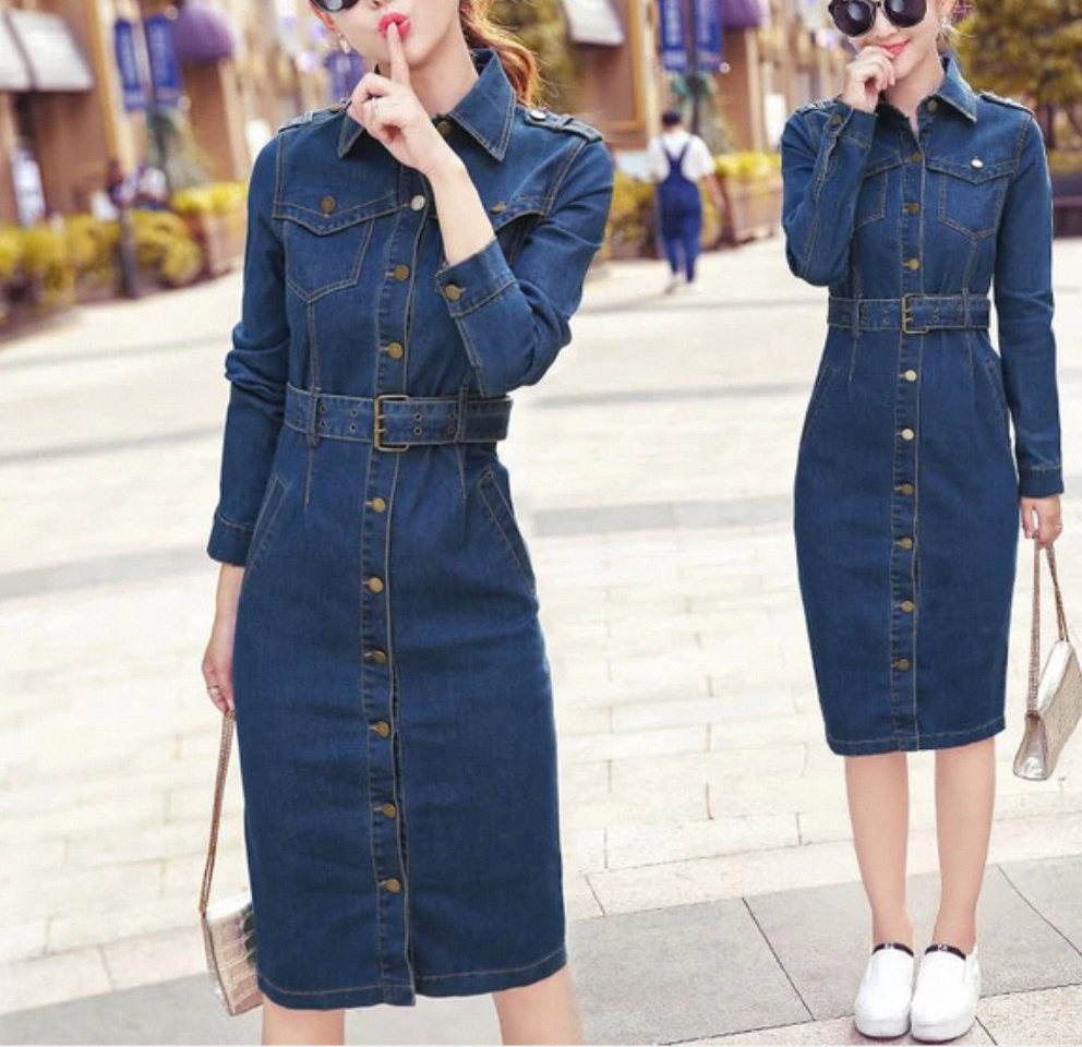 Denim Dress Lengths: Short, Midi, or Maxi?插图