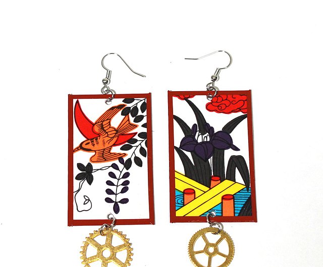 Hanafuda earrings: a sparkling choice for creative parent-child activities插图