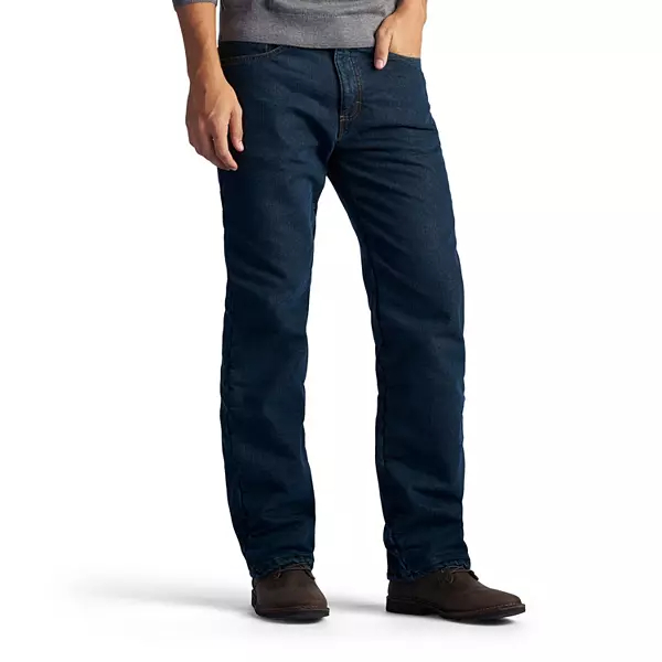 mens lined jeans