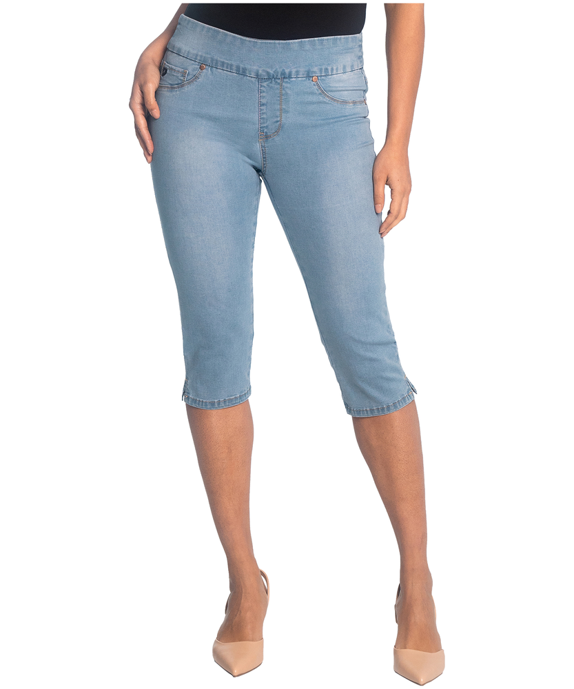 pull on capri jeans