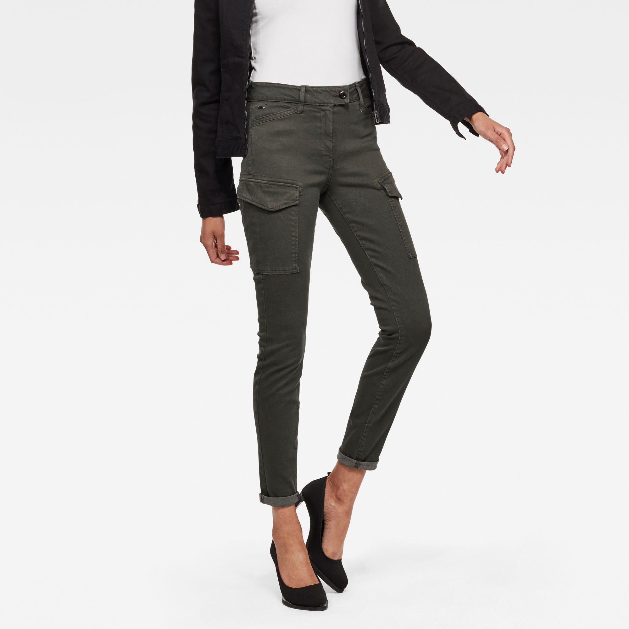 skinny cargo pants women's