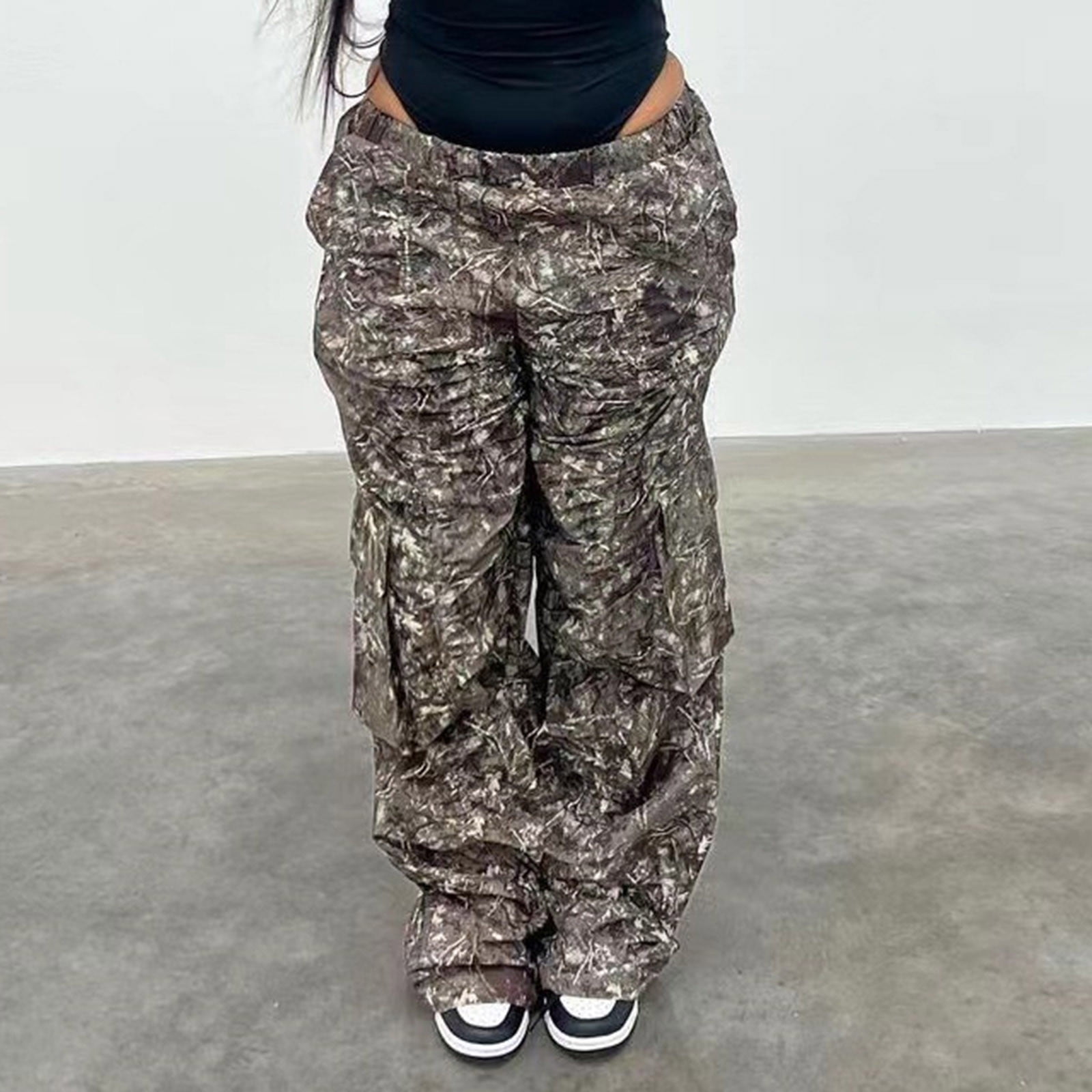 camouflage cargo pants women's