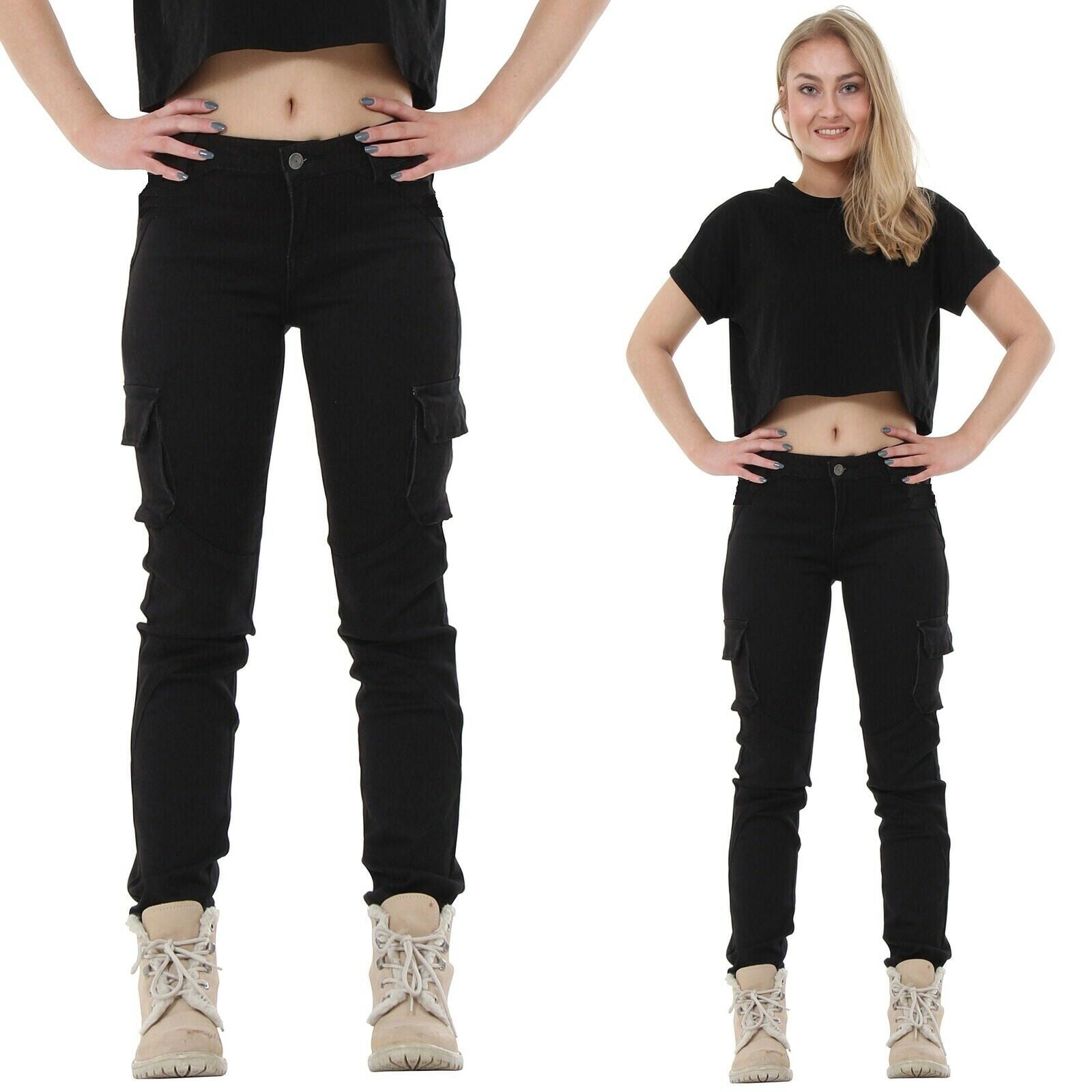 skinny cargo pants women's