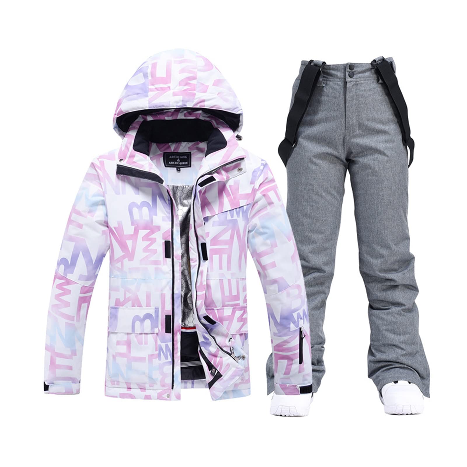 women's ski jacket and pants set