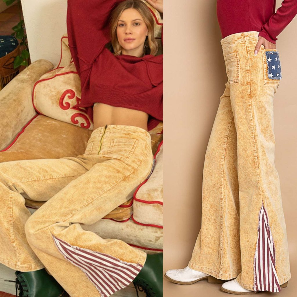 Women's corduroy pants outfit