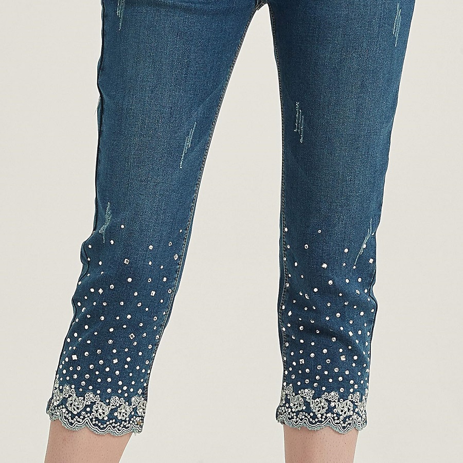 women’s jean capris