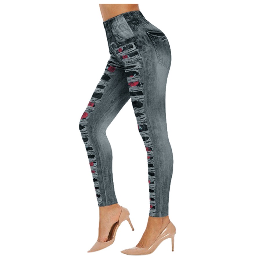 Women's denim capris