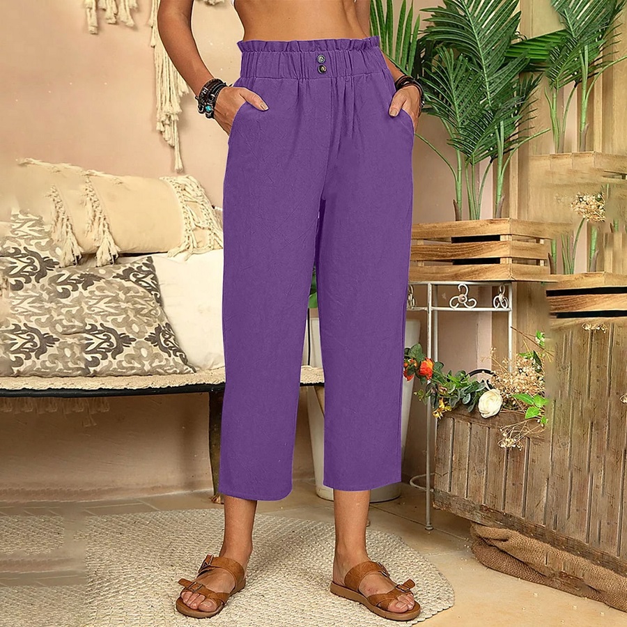 purple capris