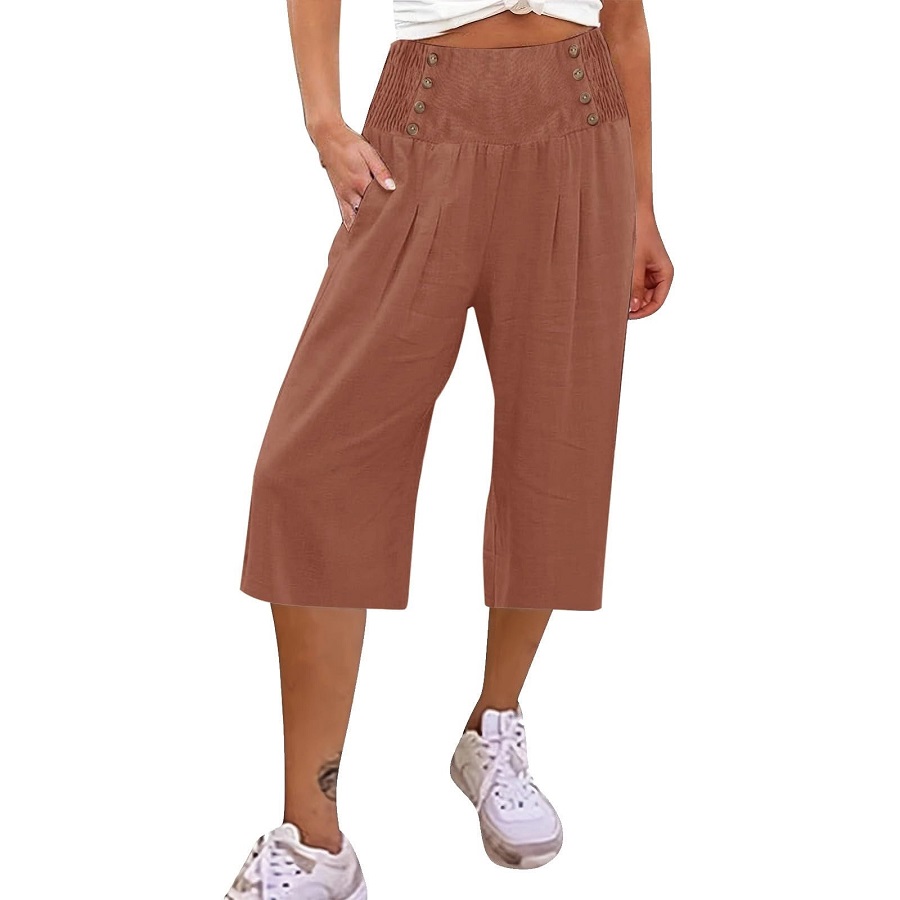 Brown capris