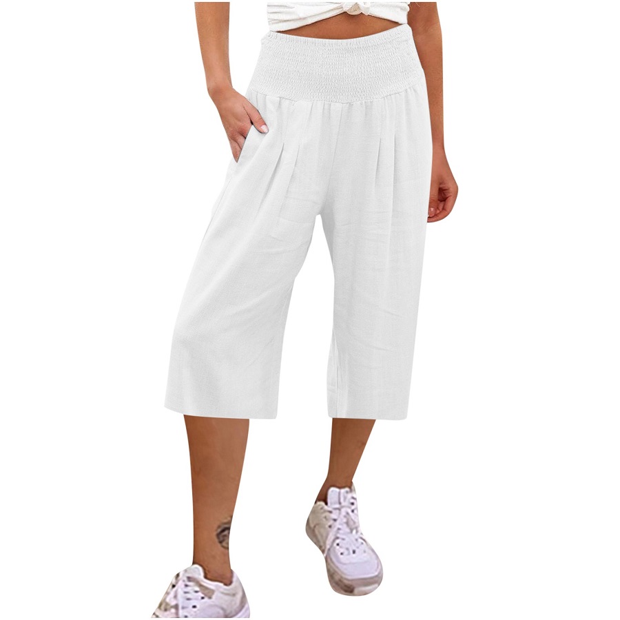 women's cotton capris