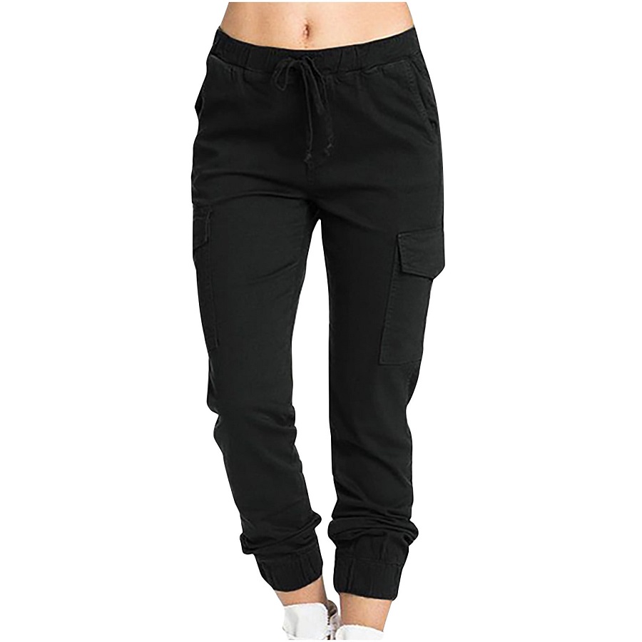 Fitted cargo pants women's