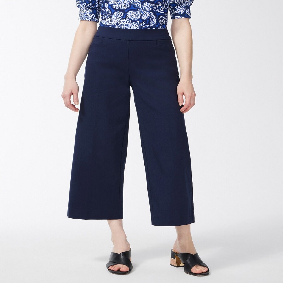 wide leg cropped pants