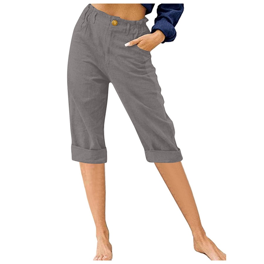 womens cotton capris