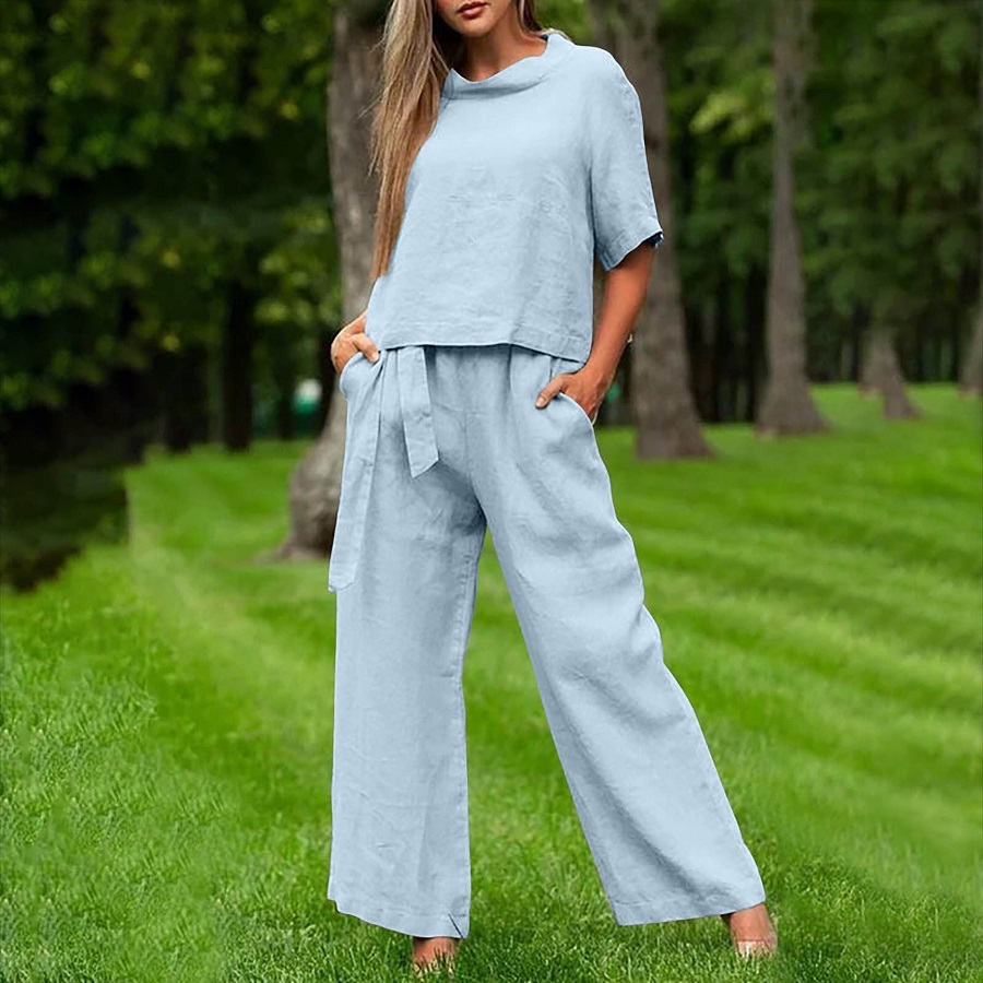 Women's outfits with linen pants