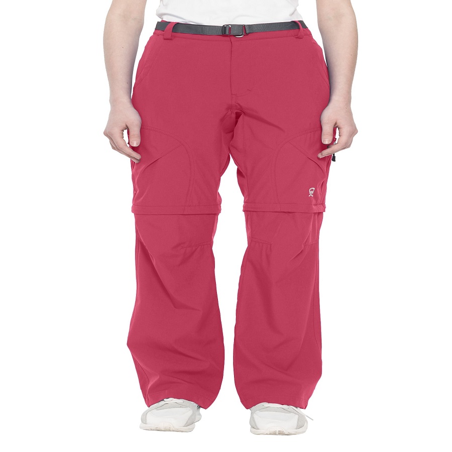 Women's hiking pants with zipper crotch