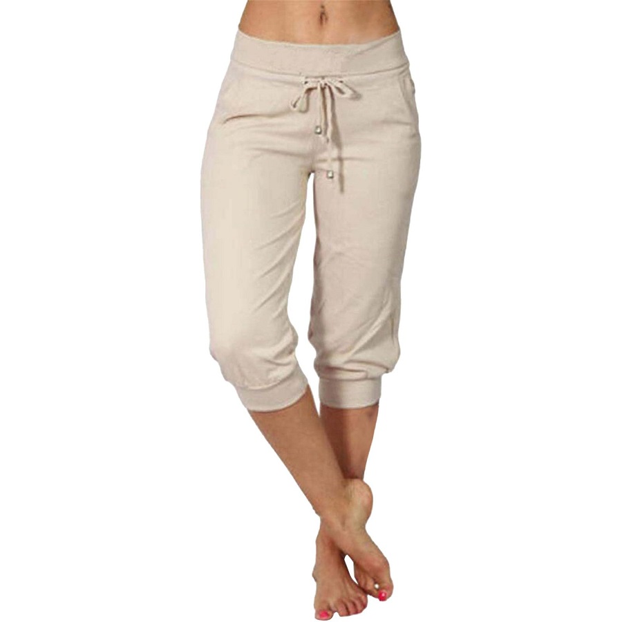 cropped linen pants