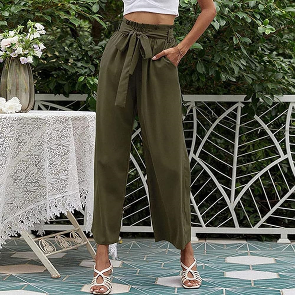 cropped linen pants