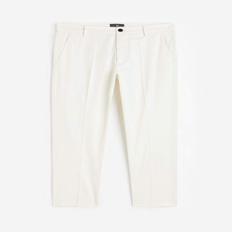 White Cropped Pants