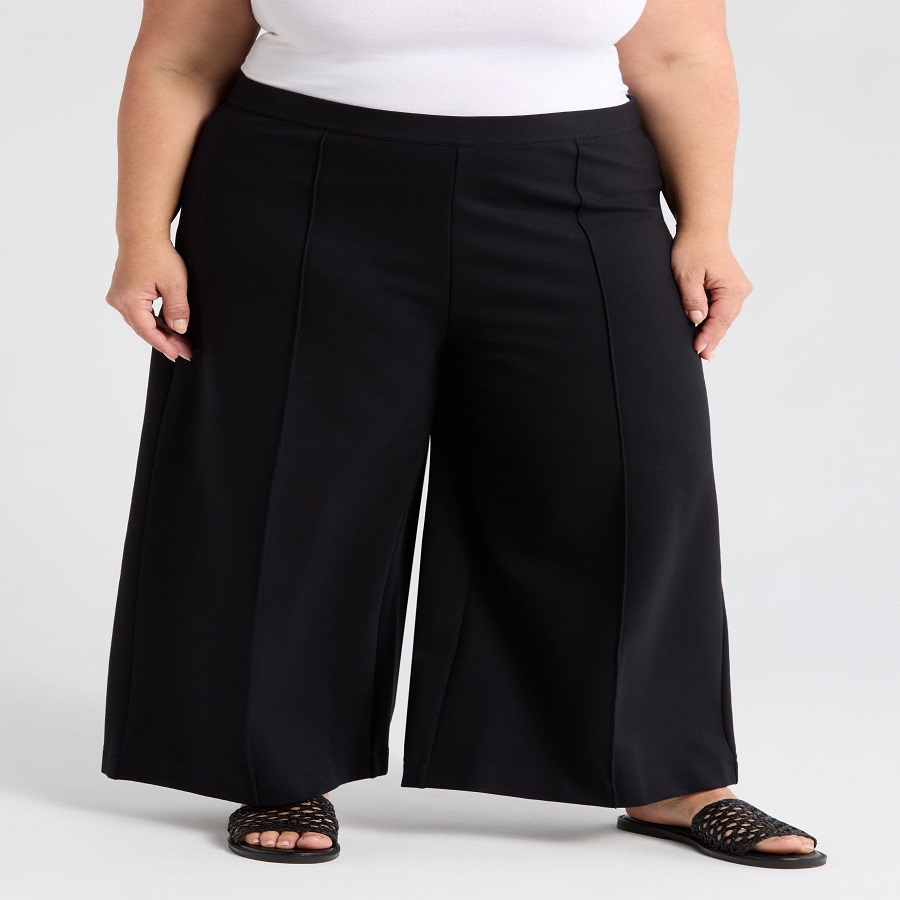 Wide Leg Cropped Pants